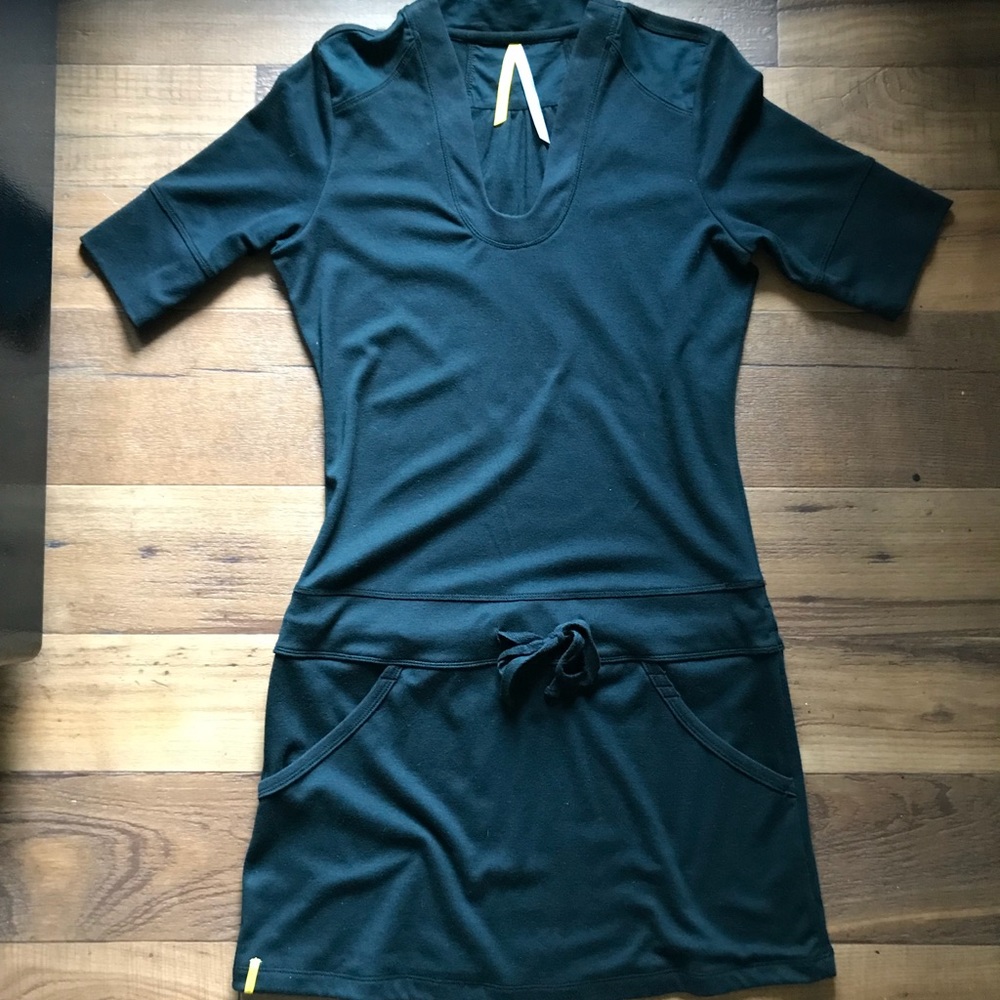 Lole Black Dress with Waist Tie